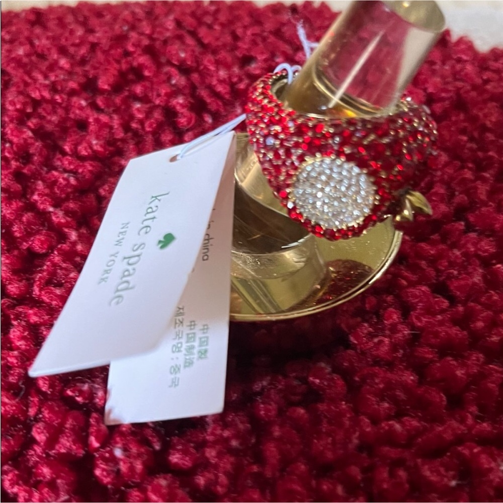 NWT KATE SPADE APPLE RING SIZE 8 - Picture 5 of 5